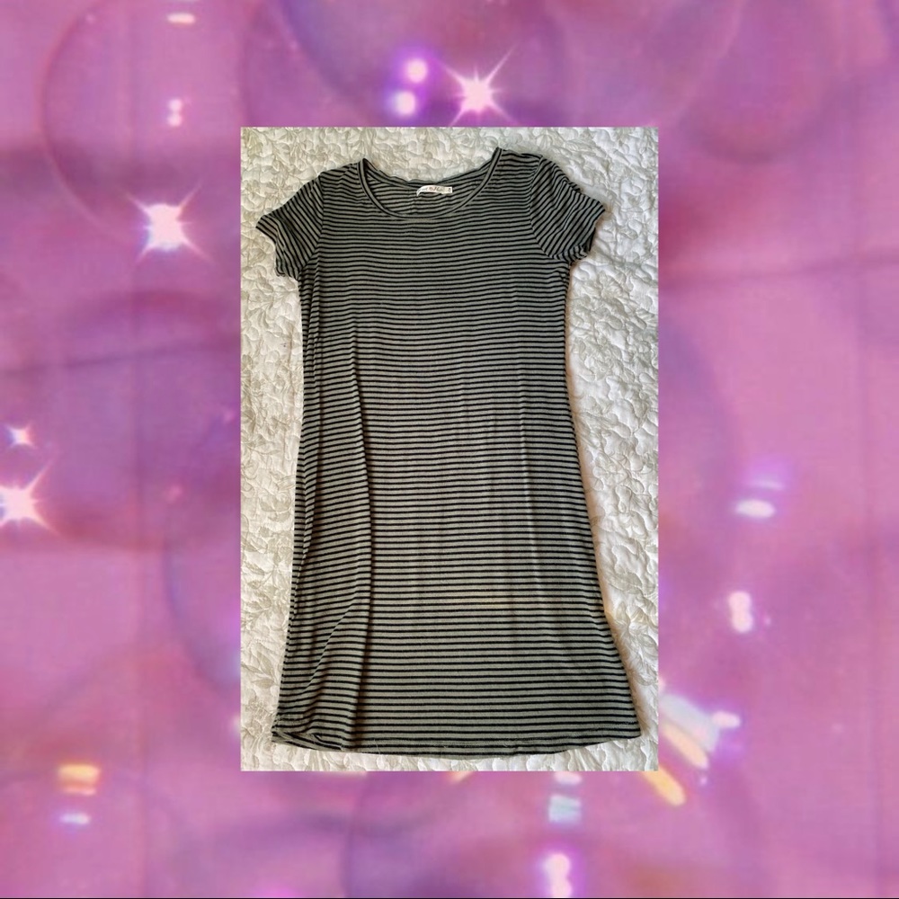 Striped t shirt dress